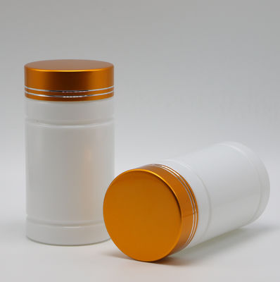 Bouteilles en plastique PE de capacité 200 ml Couleur personnalisable Couvercles en aluminium pour autres médicaments