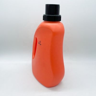 Bouteille de détergent de linge liquide de 2 litres en HDPE de couleur personnalisée pour les conteneurs de nettoyage