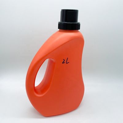 Bouteille de détergent de linge liquide de 2 litres en HDPE de couleur personnalisée pour les conteneurs de nettoyage