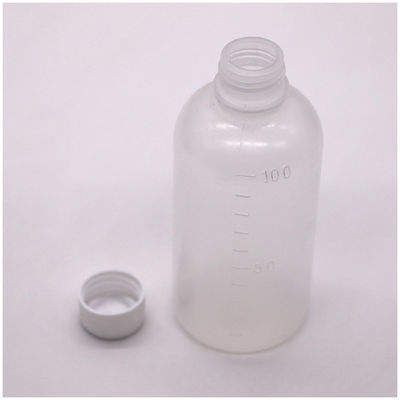 Médecine 100 ml PET Liquide Bouteille en plastique vide avec échelle et couleur personnalisable