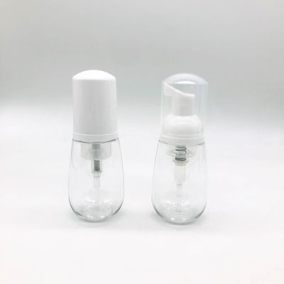 Bouteille de pompe à mousse PET mini de 40 ml pour le soin de la peau OEM Color/Print PET