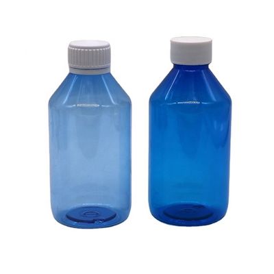 Couleur personnalisée 250ml PET bouteille en plastique liquide vis capuchon et option de couleur inclus
