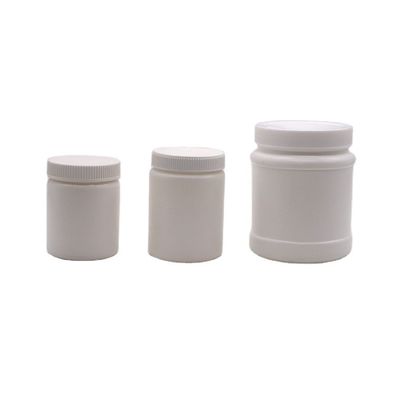 Bouteille de crème de forme ronde à col en PE de 100 ml pour pot de pommade et comprimés en capsule en plâtre