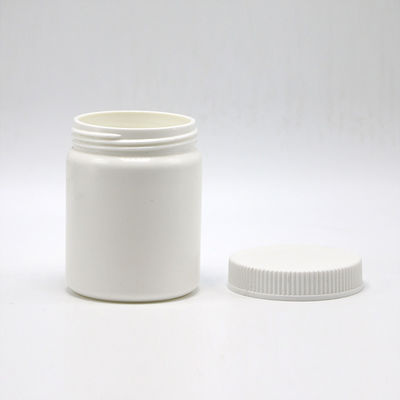 Bouteille de crème de forme ronde à col en PE de 100 ml pour pot de pommade et comprimés en capsule en plâtre