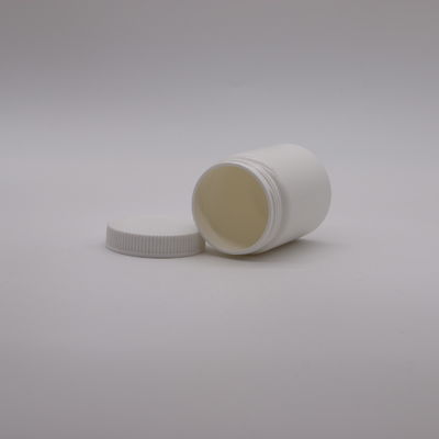 Bouteille de crème de forme ronde à col en PE de 100 ml pour pot de pommade et comprimés en capsule en plâtre