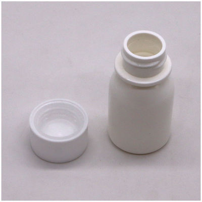 Bouteille de médicament liquide oral en PE blanc de 30 ml avec couvercle à l' anti-enfant et capuchon CRC