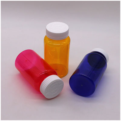 Couvercles anti-enfants Contenants de pilules en PET pour pharmacie Organisation médicale 250 ml