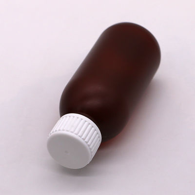 120 ml de sirop pour la toux, congé liquide rond, contenant une bouteille en plastique pour les déchets médicaux