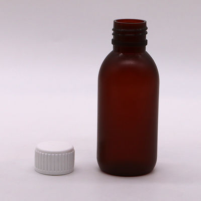 120 ml de sirop pour la toux, congé liquide rond, contenant une bouteille en plastique pour les déchets médicaux
