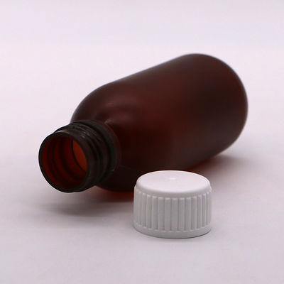 120 ml de sirop pour la toux, congé liquide rond, contenant une bouteille en plastique pour les déchets médicaux