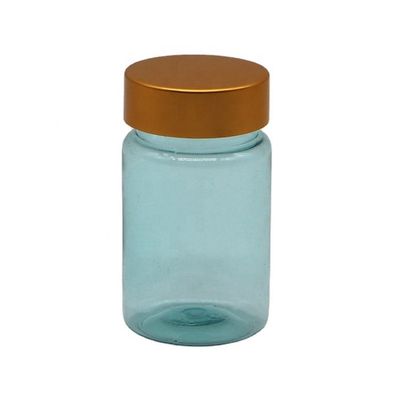 70 ml PET Petite bouteille transparente Contenant de médecine en plastique avec PS Couverture Service OEM