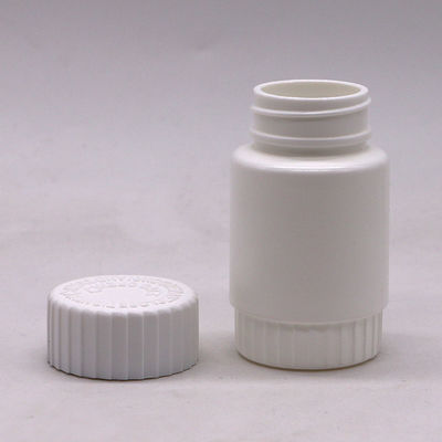 Bouteille en plastique carré en forme de bambou vide en HDPE de 60 ml pour complément médicinal