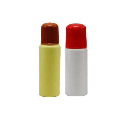 Matériau du corps PE Bouteille à rouleaux rechargeable de 70 cc pour huiles essentielles et cosmétiques