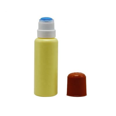 Matériau du corps PE Bouteille à rouleaux rechargeable de 70 cc pour huiles essentielles et cosmétiques