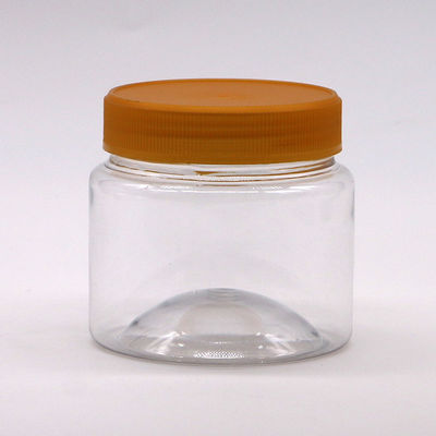 Matériau du collier Bouteilles en plastique PET 5oz 150cc Jar en plastique clair Mason pour le stockage des aliments