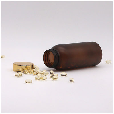 250 ml flacon en plastique PET pour supplément Pilule Capsule Composition de stockage de comprimés Matte Finition