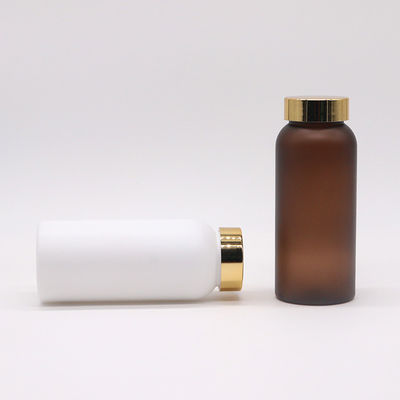 250 ml flacon en plastique PET pour supplément Pilule Capsule Composition de stockage de comprimés Matte Finition