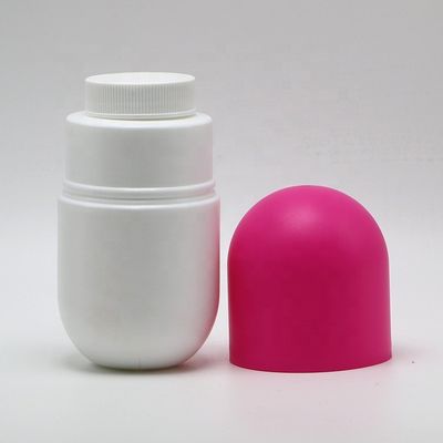 6OZ 180ml HDPE Bouteille de comprimés en capsule ronde pour complément alimentaire
