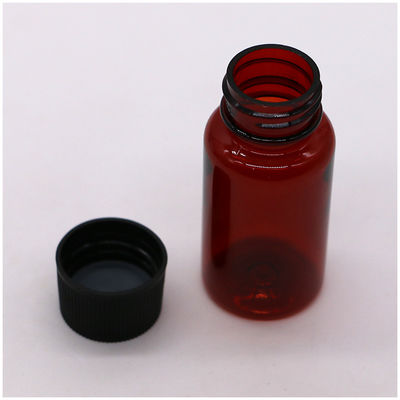 Matériau de base PET 1 oz/25 ml Bouteille en plastique liquide oral personnalisée pour l'industrie médicale