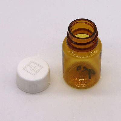 Emballage pharmaceutique Bouteille en plastique PET avec couleur transparente et sérigraphie