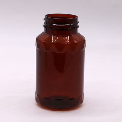 Bouteilles en plastique de forme unique en PET de 150 ml pour comprimés et capsules aux couleurs personnalisées
