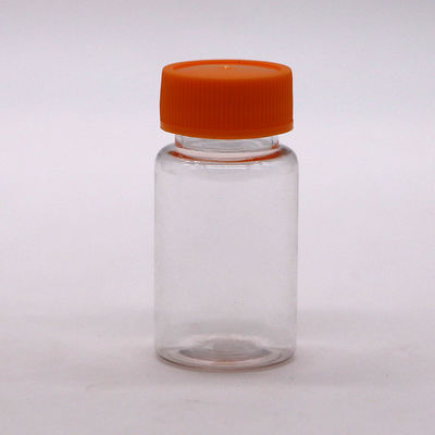 Bouteille liquide en plastique PET de 20 ml/cc avec insertion pour pilule et bouteille de médicament étanche