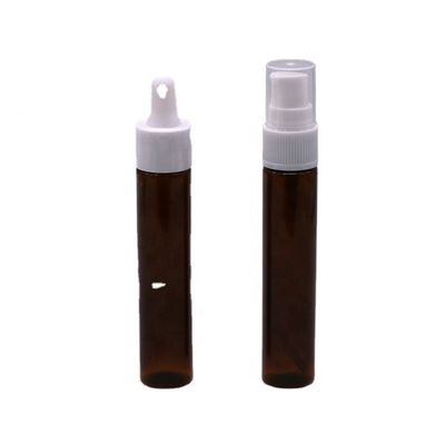 Bouteille de pulvérisation à l'épreuve des fuites de 30 ml / 10 oz PET portable personnalisée couleur ambre / brun