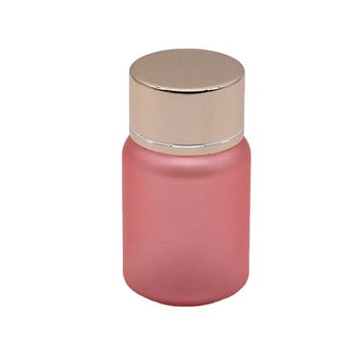Bouteille de pilule en plastique de 40 ml en PET pour service personnalisé avec surface de gel et capuchon pour enfants