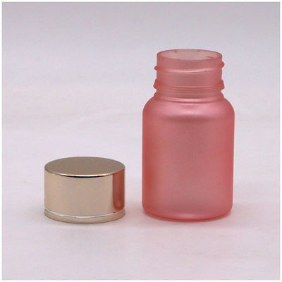 Bouteille de pilule en plastique de 40 ml en PET pour service personnalisé avec surface de gel et capuchon pour enfants