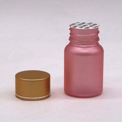 Bouteille de pilule en plastique de 40 ml en PET pour service personnalisé avec surface de gel et capuchon pour enfants