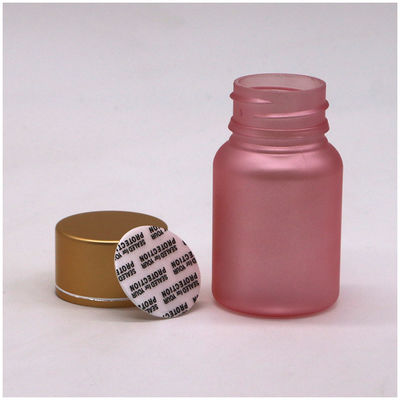 Bouteille de pilule en plastique de 40 ml en PET pour service personnalisé avec surface de gel et capuchon pour enfants