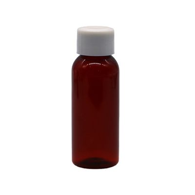 30 ml PET Boston rond Slim 20-410 Sirop Bouteille en plastique pour le sirop d'érable Écran imprimé