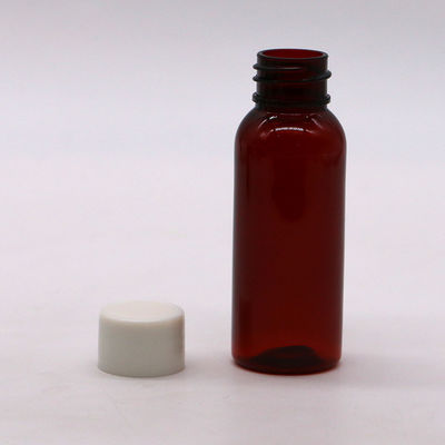 30 ml PET Boston rond Slim 20-410 Sirop Bouteille en plastique pour le sirop d'érable Écran imprimé