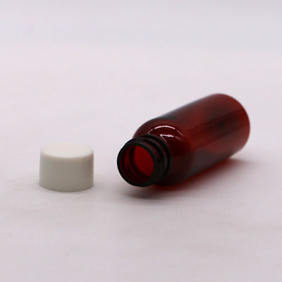 30 ml PET Boston rond Slim 20-410 Sirop Bouteille en plastique pour le sirop d'érable Écran imprimé