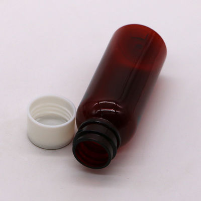 30 ml PET Boston rond Slim 20-410 Sirop Bouteille en plastique pour le sirop d'érable Écran imprimé