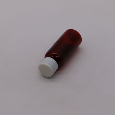 GMP Pharmaceutical 30 ml flacon de liquide de sirop en plastique PET avec bouchon à vis antidérapant