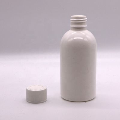 Impression par écran 100 ml/200 ml250 ml HDPE Bouteille blanche vide de médicament avec capuchon de sécurité pour enfants