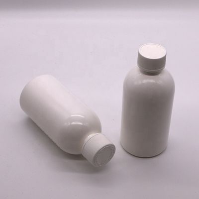 Impression par écran 100 ml/200 ml250 ml HDPE Bouteille blanche vide de médicament avec capuchon de sécurité pour enfants