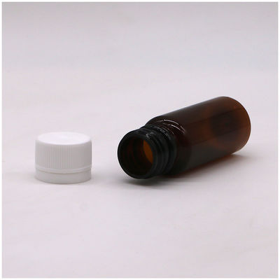 GMP Pharmaceutical 30 ml flacon de liquide de sirop en plastique PET avec bouchon à vis antidérapant