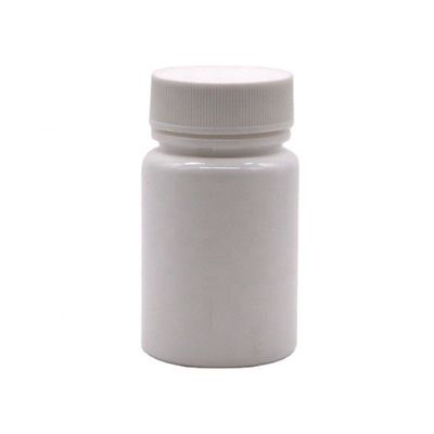 Bouteille en plastique HDPE de 45 ml avec bouchon à vis et service d'impression d'étiquettes sur mesure
