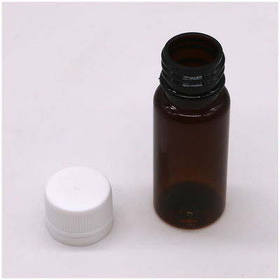 GMP Pharmaceutical 30 ml flacon de liquide de sirop en plastique PET avec bouchon à vis antidérapant