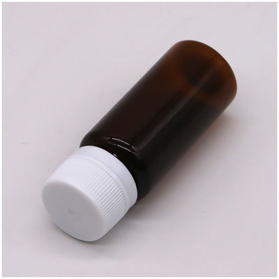 GMP Pharmaceutical 30 ml flacon de liquide de sirop en plastique PET avec bouchon à vis antidérapant
