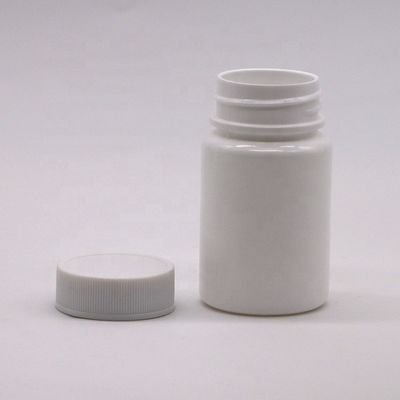 Bouteille en plastique HDPE de 45 ml avec bouchon à vis et service d'impression d'étiquettes sur mesure