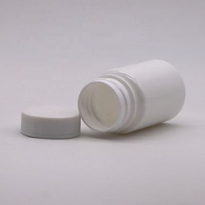 Bouteille en plastique HDPE de 45 ml avec bouchon à vis et service d'impression d'étiquettes sur mesure