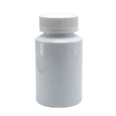 Bouteille de médicament en plastique blanc PET de 150 ml avec capuchon anti-enfant pour supplément de pilule