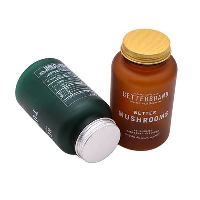 250 ml bouteille en plastique médical PET personnalisable pour pilule capsule de couleur matte/gelée