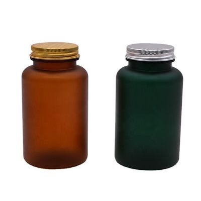 250 ml bouteille en plastique médical PET personnalisable pour pilule capsule de couleur matte/gelée