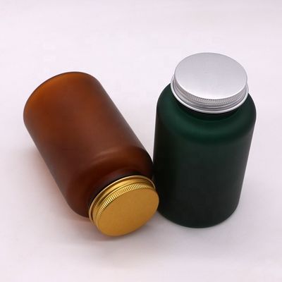250 ml bouteille en plastique médical PET personnalisable pour pilule capsule de couleur matte/gelée