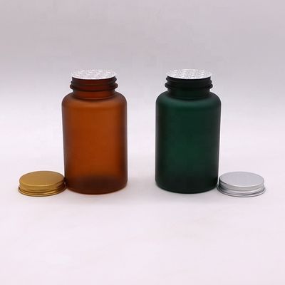 250 ml bouteille en plastique médical PET personnalisable pour pilule capsule de couleur matte/gelée