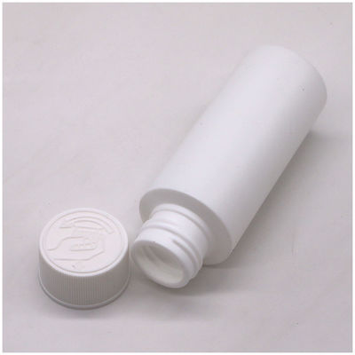 Bouteille de liquide médicinal biodégradable en plastique HDPE 2OZ/60 ML avec couvercle à l'abri des enfants
